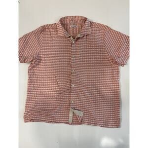 Tommy Bahama Geovanni GEO -Havana Button Down Mens XL Shirt